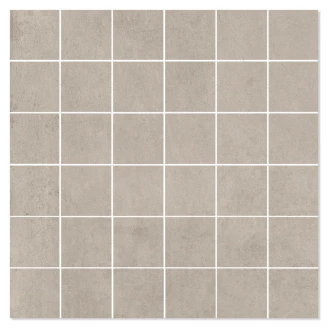 Mosaik Klinker <strong>Ecostone</strong>  Brungrå Mat 30x30 (5x5) cm